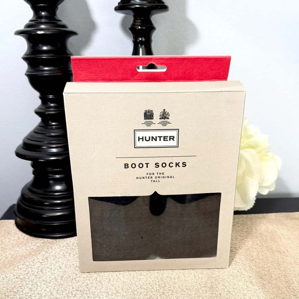 NWT Hunter Waffle Knit Cuff Tall Boot Socks